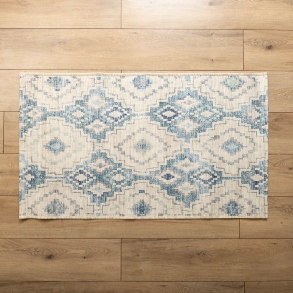 Azure Ikat Scatter Rug Kirklands Home
