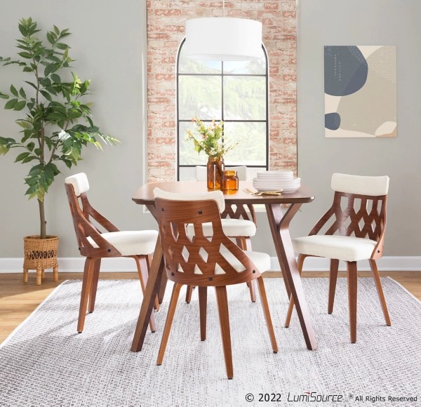 Cream Lattice Back 2pc. Dining Chair Set Kirklands Home