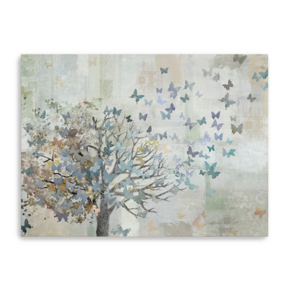 Blue Butterfly Tree Canvas Art Print Kirklands Home