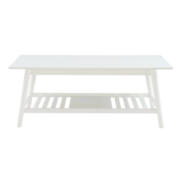 White Wood Midcentury Coffee Table Kirklands Home