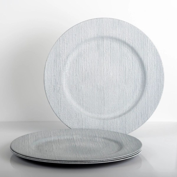 Gray Mae Charger Plates, Set of 4 Kirklands Home