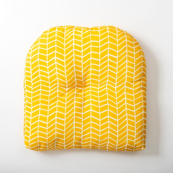 Yellow Herringbone Outdoor Chair Cushion Kirklands Home