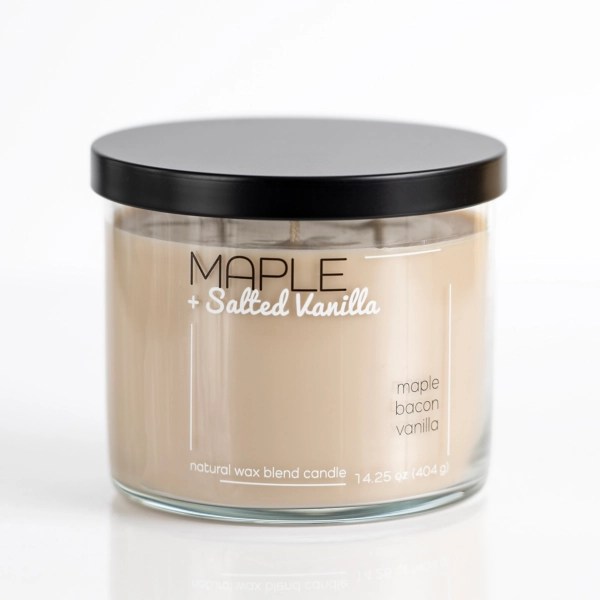 Maple & Salted Vanilla Triple Wick Jar Candle Kirklands Home
