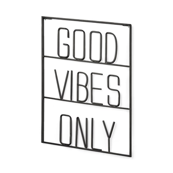 Good Vibes Only Metal Wall Plaque Kirklands Home