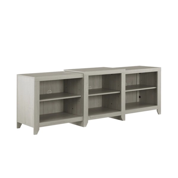 White Wood 6Shelf Media Kirklands Home
