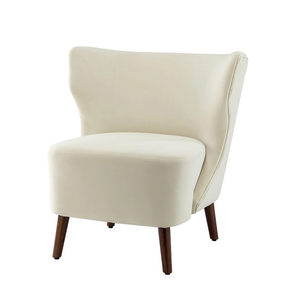 Cream Wingback Modern Accent Chair Kirklands Home