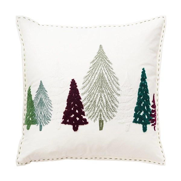 Multi Christmas Trees Christmas Throw Pillow Kirklands Home