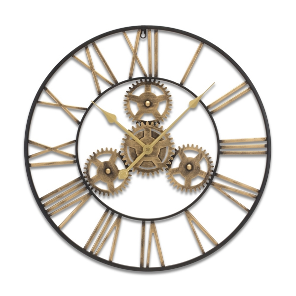 Gold Emmanuel Wall Clock Kirklands Home
