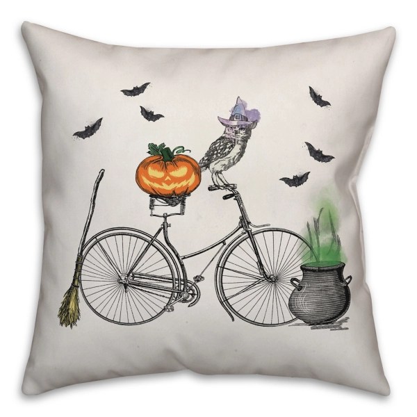 Halloween Bike Throw Pillow Kirklands Home