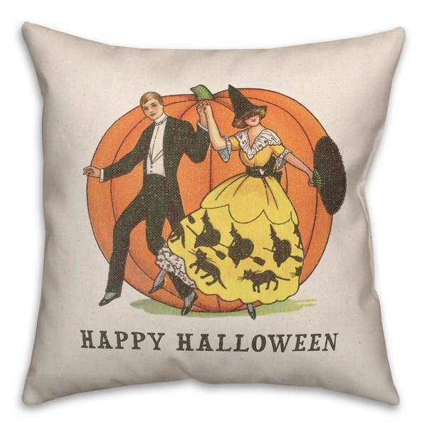 Happy Halloween Linen Throw Pillow Kirklands Home