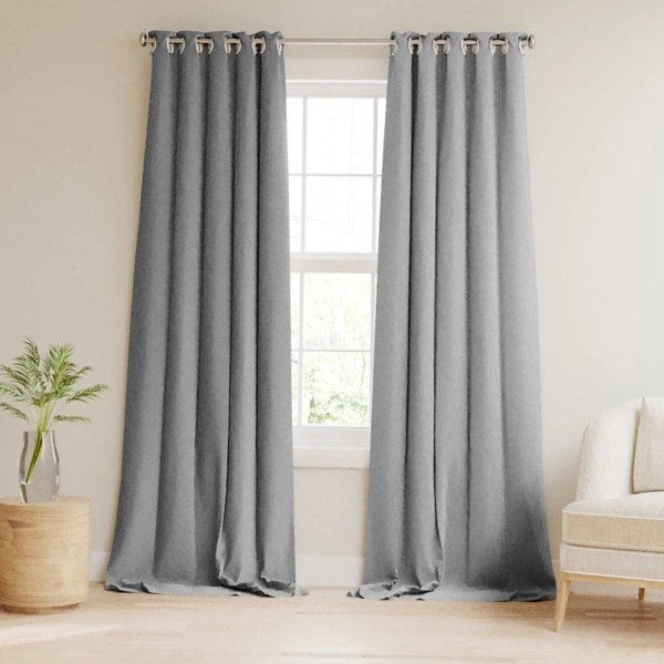 Gray Blackout Curtains, 84 in. Kirklands Home
