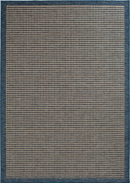 Navy Adelaide Woven Outdoor Area Rug, 7x9 Kirklands Home