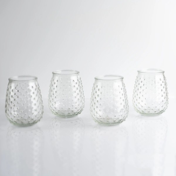 Clear Hobnail Stemless Wine Glasses, Set of 4 Kirklands Home