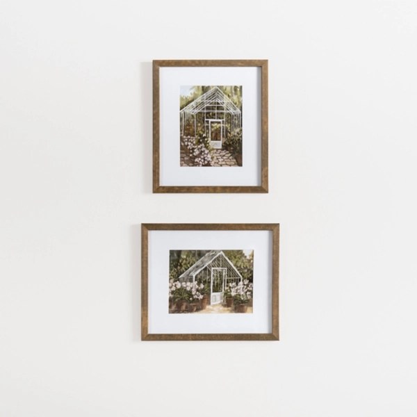 Greenhouse Garden Framed Art Prints, Set of 2 Kirklands Home