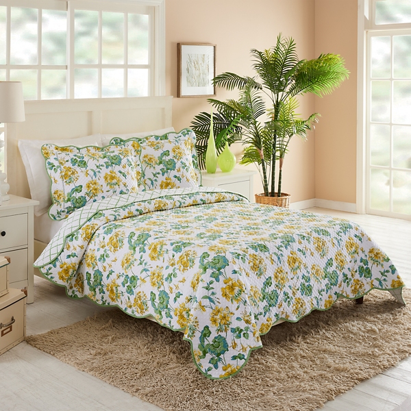 English Meadow 3pc. Queen Quilt Set Kirklands Home