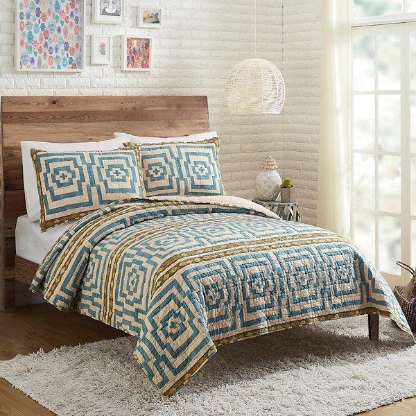 Justina Blakeney Blue Hypnotic Queen Quilt Set Kirklands Home