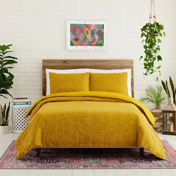 Justina Blakeney Yellow Nature King Duvet Set Kirklands Home
