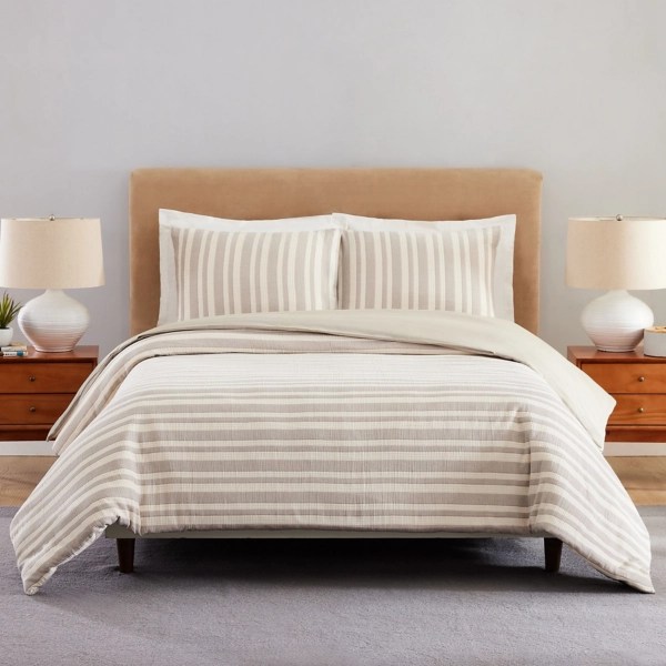 Liam Striped King 3pc. Duvet Set Kirklands Home