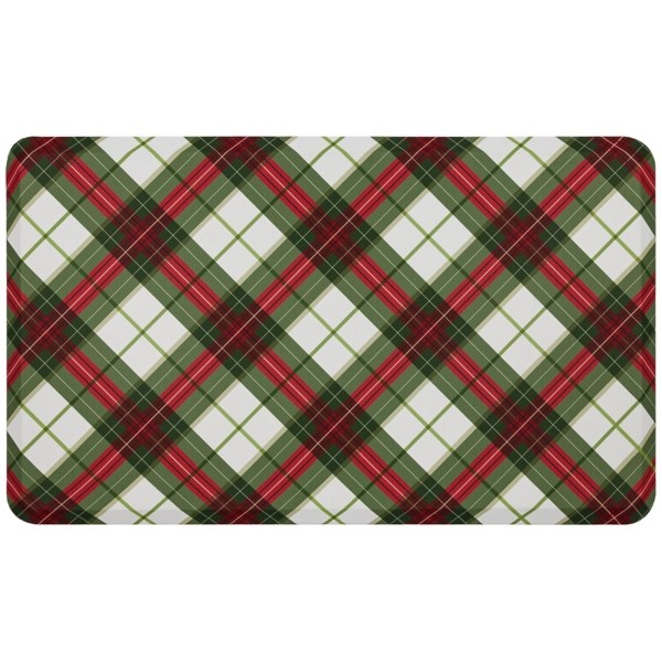 Red & Green Plaid Kitchen Mat Kirklands Home