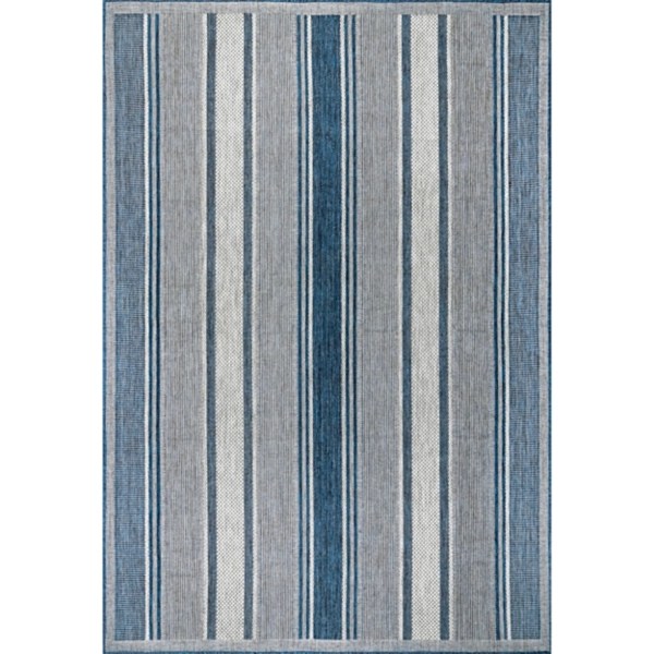 Nautical Stripe Indoor/Outdoor Area Rug, 5x8 Kirklands Home