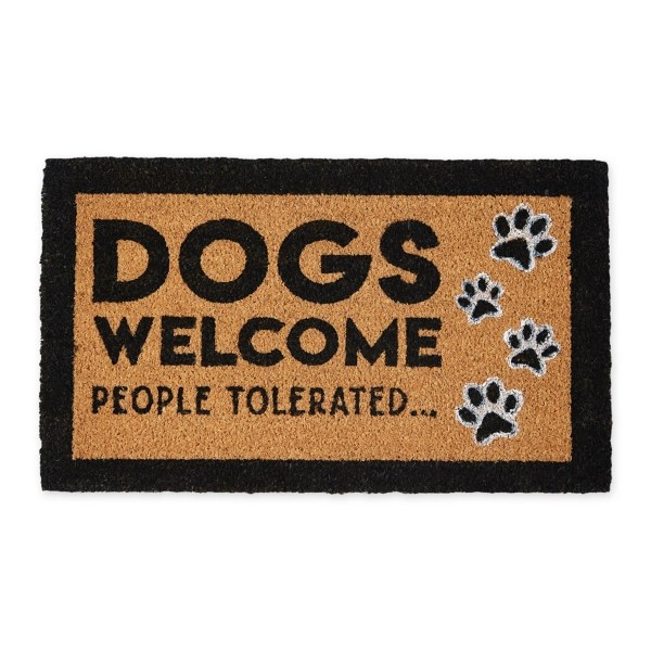Dogs People Tolerated Coir Doormat Kirklands Home