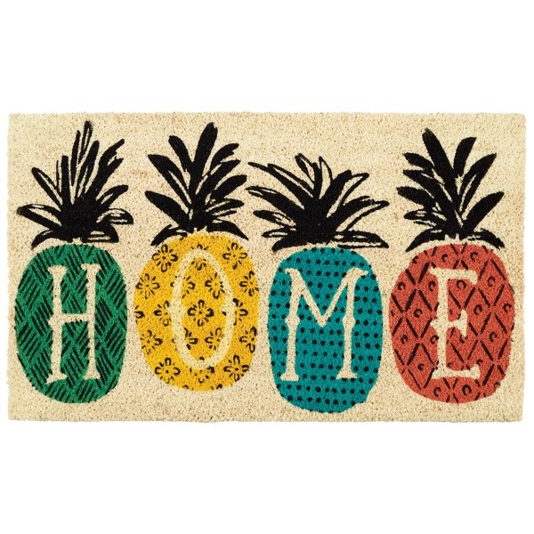 Patterned Pineapples Home Coir Doormat Kirklands Home
