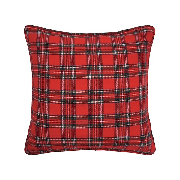 Collie Red Plaid Christmas Pillow Kirklands Home