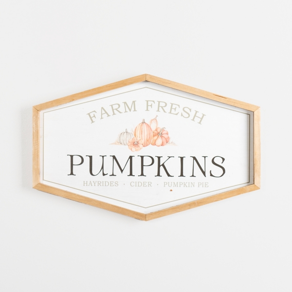 Farm Fresh Pumpkins Wall Plaque Kirklands Home