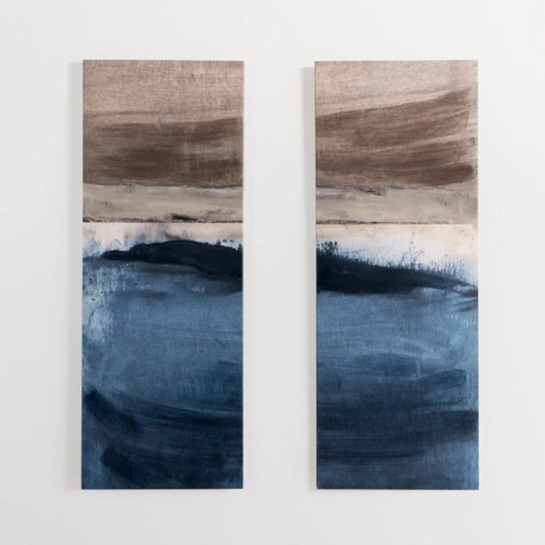 Blue Abstract Canvas Art Prints, Set of 2 Kirklands Home