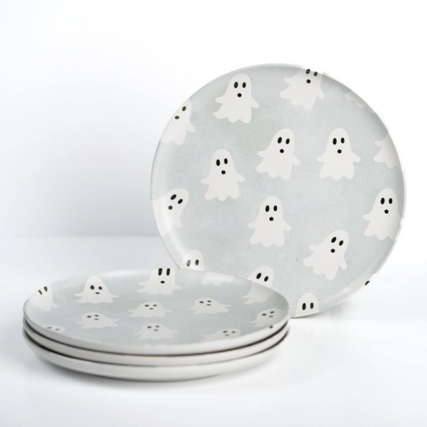 Blue Sweet Ghost Salad Plates, Set of 4 Kirklands Home