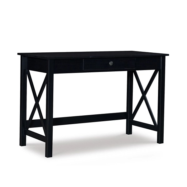 Black Wood XSides Desk Kirklands Home