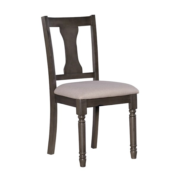 Gray Wood Upholstered Dining Chairs, Set of 2 Kirklands Home