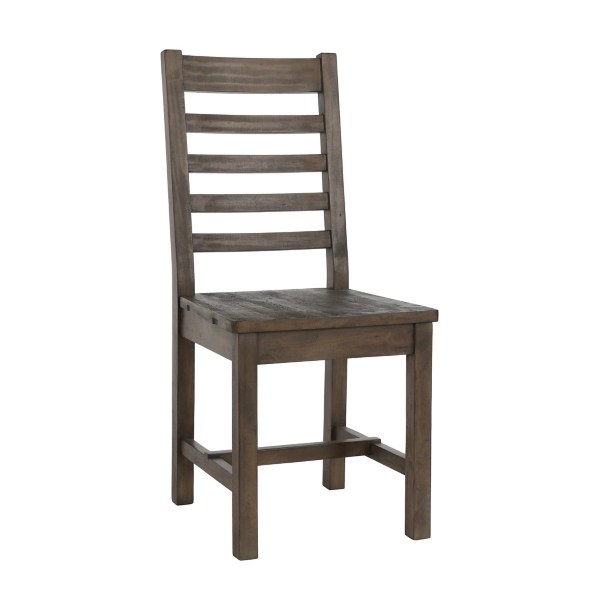 Brown Wood Slatted Back Dining Chair Kirklands Home