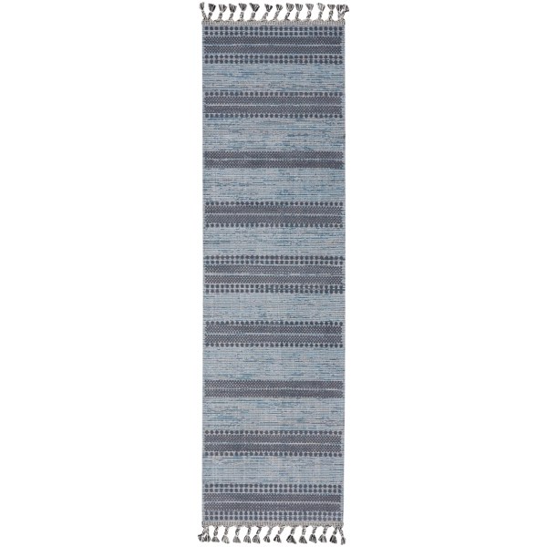 Blue Scandinavian Stripe Runner Kirklands Home