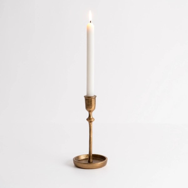 Kirklands Gold Slim Taper Candle Holder Hamilton Place