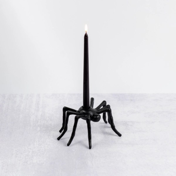 Black Spider Taper Candle Holder, 3 in. Kirklands Home
