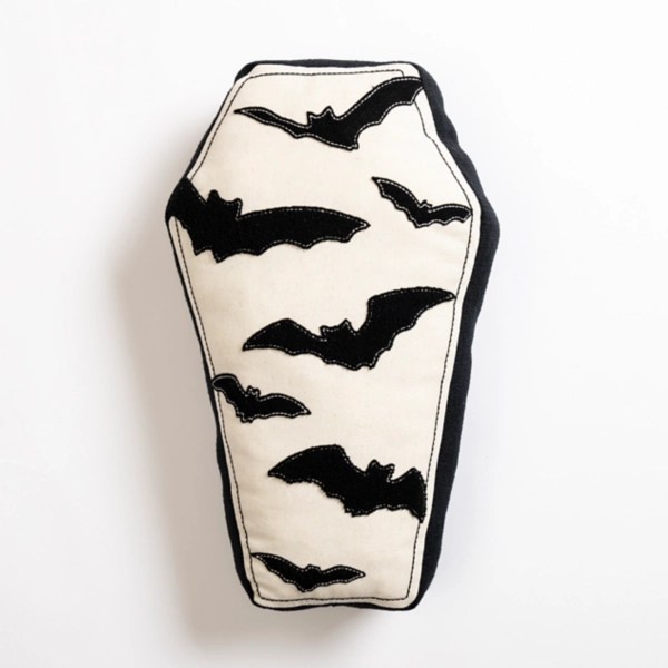 Batty Coffin Shaped Throw Pillow Kirklands Home