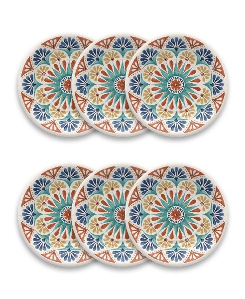 Bright Medallion Salad Plates, Set of 6 Kirklands Home