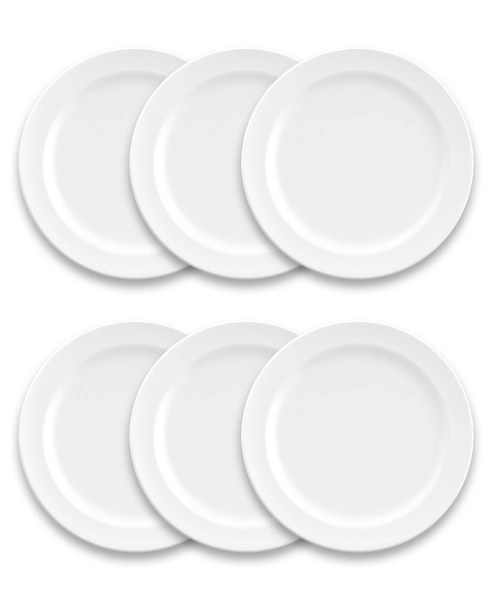 Classic White Melamine Dinner Plates, Set of 6 Kirklands Home