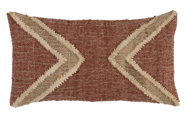 Mae Antique Copper Jute Lumbar Pillow Kirklands Home