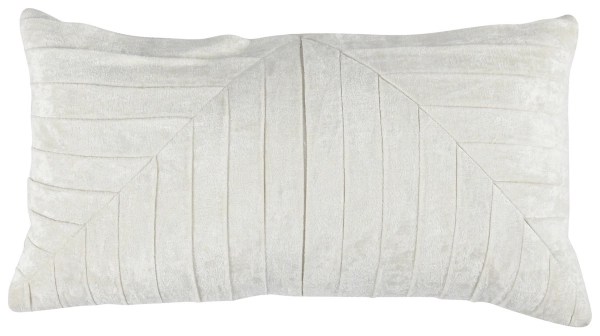 Addie Ivory Velvet Lumbar Pillow Kirklands Home
