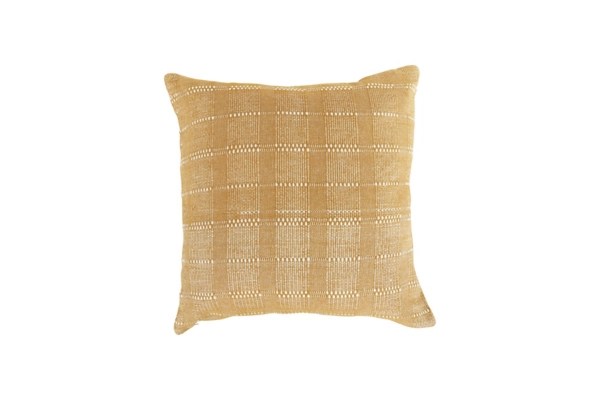 Elysan Harvest Gold Grid Pillow Kirklands Home