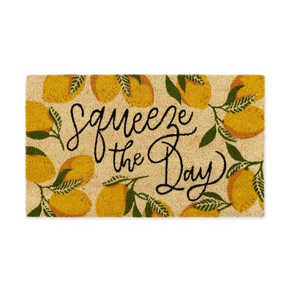 Squeeze the Day Coir Doormat Kirklands Home