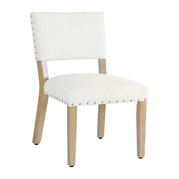 Ivory Woven Upholstered Dining Chairs, Set of 2 Kirklands Home
