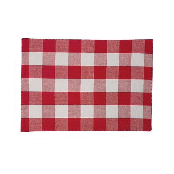Franklin Red Gingham Placemats, Set of 6 Kirklands Home