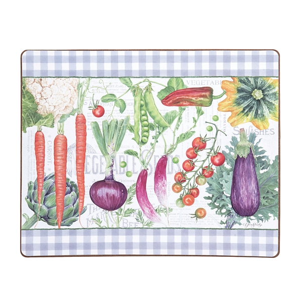 Vegetable Garden Hardboard Placemats, Set of 6 Kirklands Home