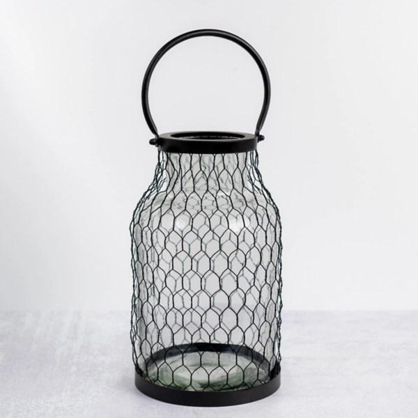 Black Chicken Wire Glass Vase Kirklands Home