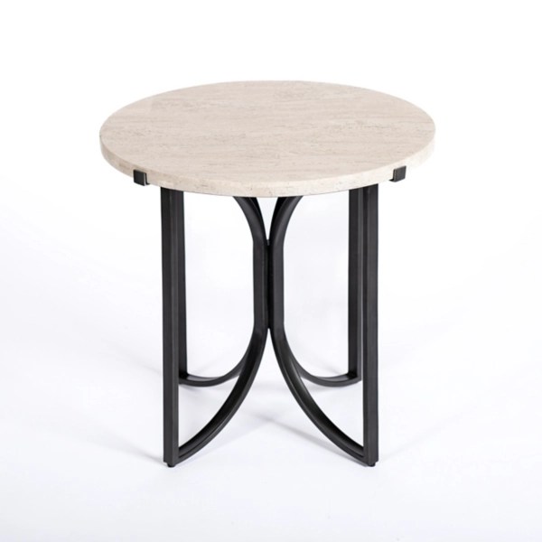 Natural Travertine Stone Side Table Kirklands Home