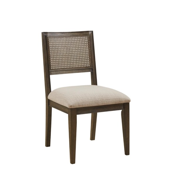 Brown and Ivory Woven Back Dining Chairs, Set of 2 Kirklands Home