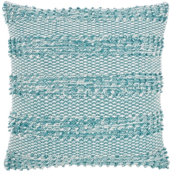 Liz Turquoise Woven Outdoor Throw Pillow Kirklands Home